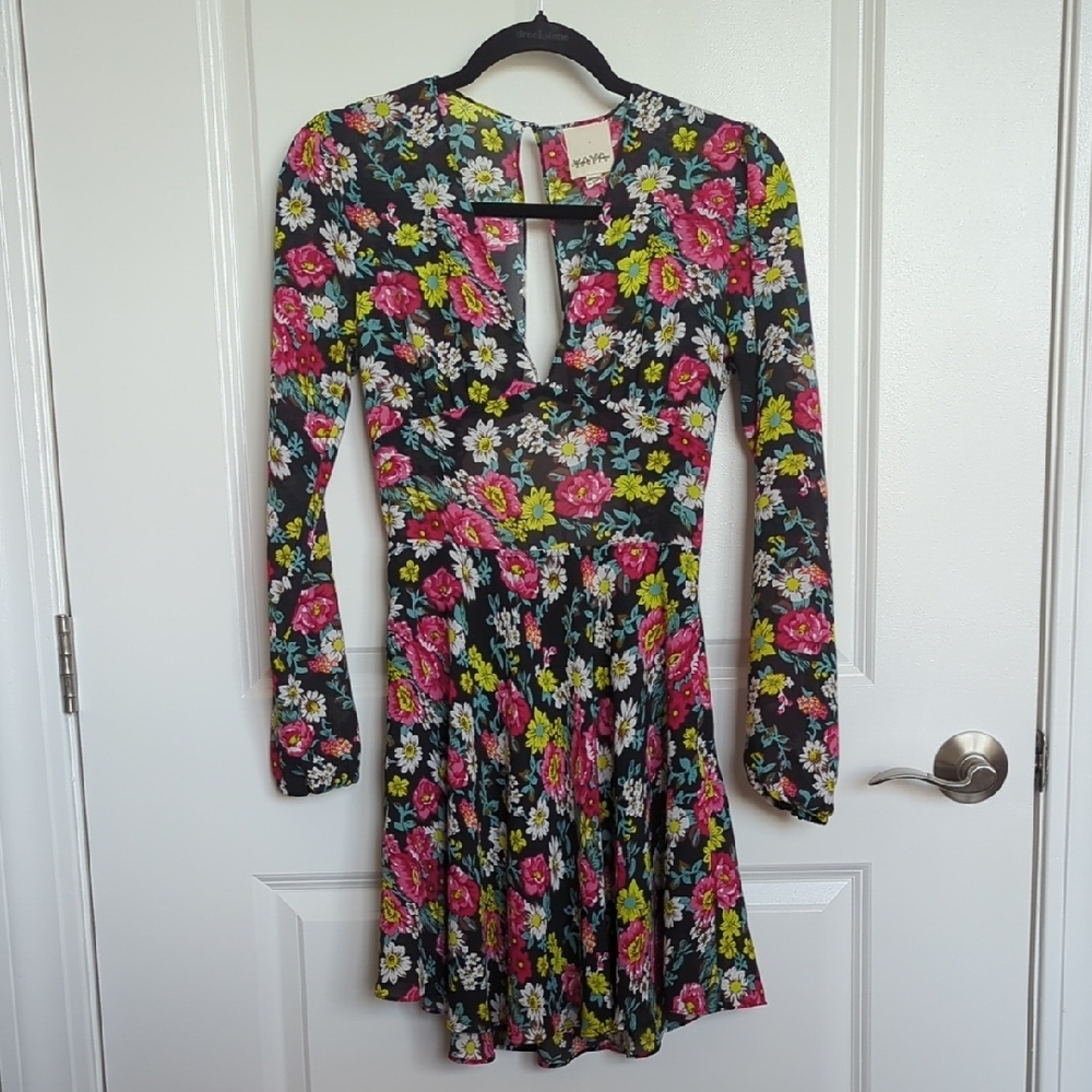 Floral Long Sleeve Dress